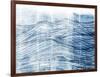 Indigo Waves I-Jarman Fagalde-Framed Art Print