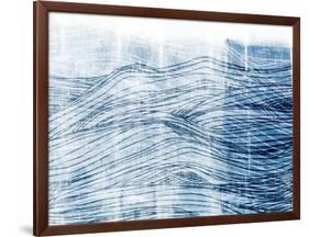 Indigo Waves I-Jarman Fagalde-Framed Art Print