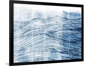 Indigo Waves I-Jarman Fagalde-Framed Art Print