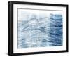 Indigo Waves I-Jarman Fagalde-Framed Art Print