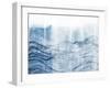 Indigo Waves II-Jarman Fagalde-Framed Art Print