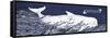 Indigo Whale I-Gwendolyn Babbitt-Framed Stretched Canvas