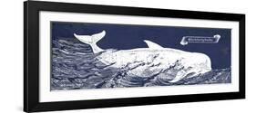 Indigo Whale I-Gwendolyn Babbitt-Framed Art Print