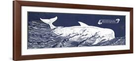 Indigo Whale I-Gwendolyn Babbitt-Framed Art Print