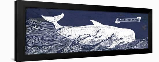 Indigo Whale I-Gwendolyn Babbitt-Framed Art Print