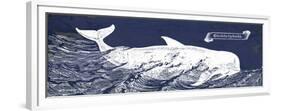 Indigo Whale I-Gwendolyn Babbitt-Framed Premium Giclee Print