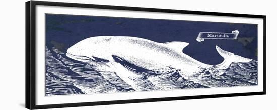 Indigo Whale II-Gwendolyn Babbitt-Framed Premium Giclee Print
