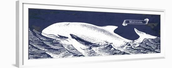 Indigo Whale II-Gwendolyn Babbitt-Framed Premium Giclee Print