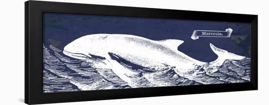 Indigo Whale II-Gwendolyn Babbitt-Framed Art Print