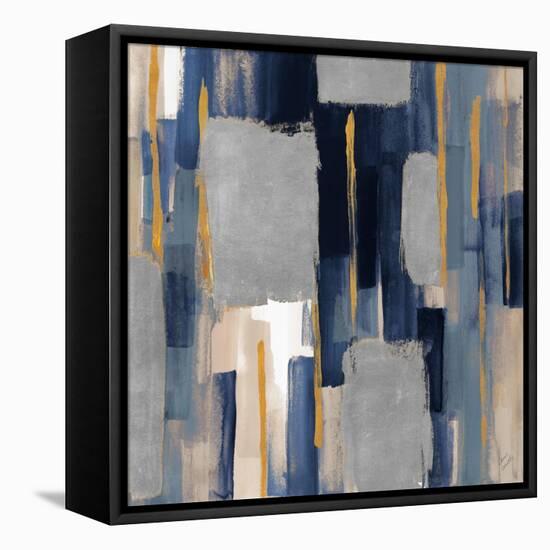 Indigo Woodlands II-Lanie Loreth-Framed Stretched Canvas