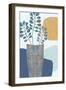 Indigo Yellow Still Life III-Flora Kouta-Framed Art Print