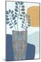 Indigo Yellow Still Life III-Flora Kouta-Mounted Art Print