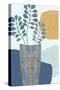 Indigo Yellow Still Life III-Flora Kouta-Stretched Canvas