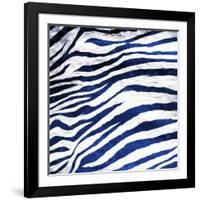 Indigo Zebra-Milli Villa-Framed Art Print