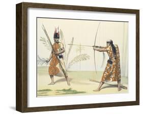 Indios Yuracares from Voyage Pittoresque Dans Les Deux Amriques by Alcide Dessaline D'Orbigny-Emile Lassalle-Framed Giclee Print