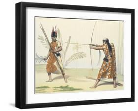 Indios Yuracares from Voyage Pittoresque Dans Les Deux Amriques by Alcide Dessaline D'Orbigny-Emile Lassalle-Framed Giclee Print