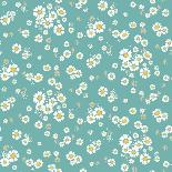 Seamless Ditsy Floral Pattern in Vector-IndiPixi-Art Print