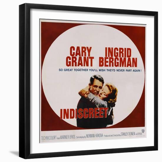 Indiscreet, 1958, Directed by Stanley Donen-null-Framed Giclee Print