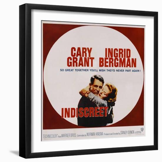 Indiscreet, 1958, Directed by Stanley Donen-null-Framed Giclee Print