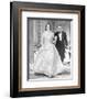 Indiscreet Woman in Dress and Man in Black Suit Walking-Movie Star News-Framed Photo