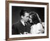 Indiscretions THE PHILADELPHIA STORY by George Cukor avecJames Stewart and Katharine Hepburn, 1940 -null-Framed Photo