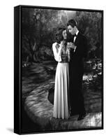 Indiscretions-null-Framed Stretched Canvas