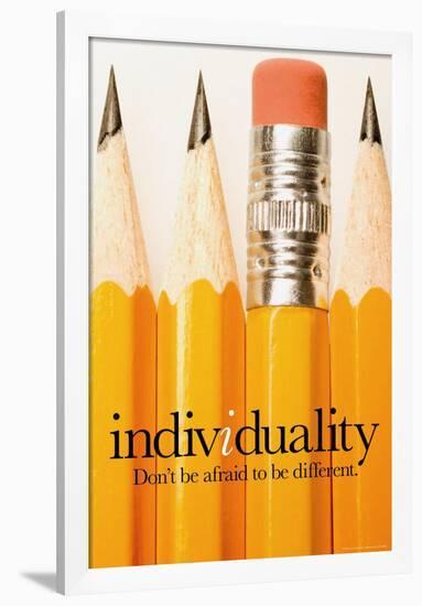 Individuality-null-Framed Poster