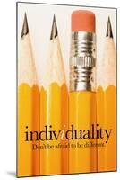 Individuality-null-Mounted Poster