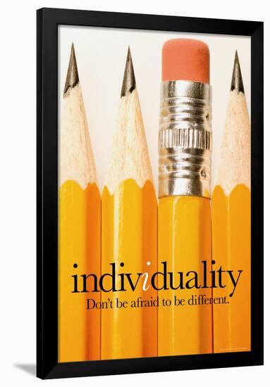 Individuality-null-Framed Poster