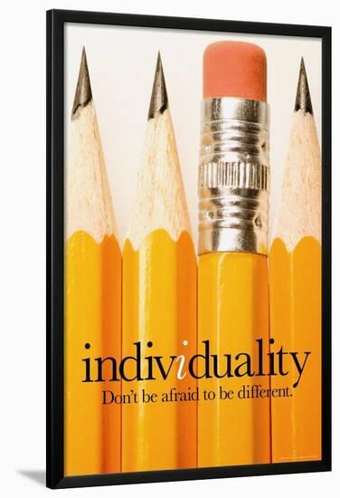Individuality-null-Lamina Framed Poster