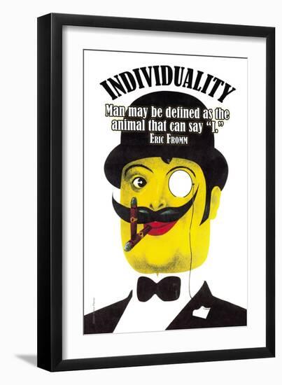 Individuality-null-Framed Art Print