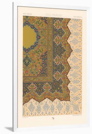 Indo-Persian Rug Pattern-null-Framed Art Print