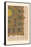 Indo-Persian Rug Pattern-null-Framed Stretched Canvas