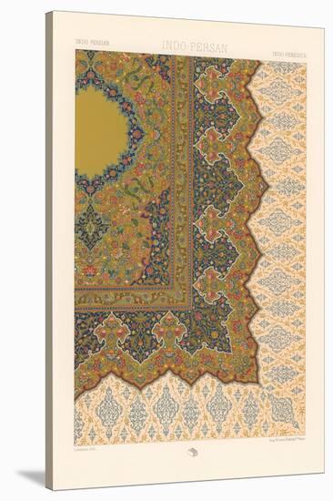 Indo-Persian Rug Pattern-null-Stretched Canvas