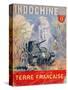 Indochine Terre Francaise', Cover of an Official Booklet on the French Colonies, 1944-null-Stretched Canvas