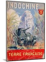 Indochine Terre Francaise', Cover of an Official Booklet on the French Colonies, 1944-null-Mounted Giclee Print
