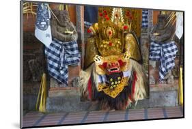 Indonesia, Bali. Barong dance costume.-Jaynes Gallery-Mounted Photographic Print