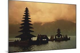 Indonesia, Bali, Bedugul Highland, Tall Pagoda at Dawn-David Herbig-Mounted Photographic Print