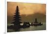 Indonesia, Bali, Bedugul Highland, Tall Pagoda at Dawn-David Herbig-Framed Photographic Print