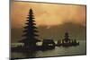 Indonesia, Bali, Bedugul Highland, Tall Pagoda at Dawn-David Herbig-Mounted Photographic Print