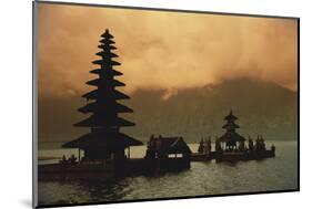 Indonesia, Bali, Bedugul Highland, Tall Pagoda at Dawn-David Herbig-Mounted Photographic Print