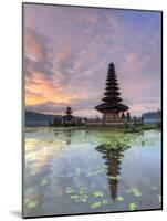 Indonesia, Bali, Bedugul, Pura Ulun Danau Bratan Temple on Lake Bratan-Michele Falzone-Mounted Photographic Print