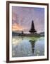 Indonesia, Bali, Bedugul, Pura Ulun Danau Bratan Temple on Lake Bratan-Michele Falzone-Framed Photographic Print