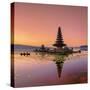 Indonesia, Bali, Bedugul, Pura Ulun Danau Bratan Temple on Lake Bratan-Michele Falzone-Stretched Canvas