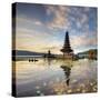 Indonesia, Bali, Bedugul, Pura Ulun Danau Bratan Temple on Lake Bratan-Michele Falzone-Stretched Canvas