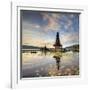 Indonesia, Bali, Bedugul, Pura Ulun Danau Bratan Temple on Lake Bratan-Michele Falzone-Framed Photographic Print