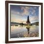 Indonesia, Bali, Bedugul, Pura Ulun Danau Bratan Temple on Lake Bratan-Michele Falzone-Framed Photographic Print