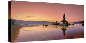 Indonesia, Bali, Bedugul, Pura Ulun Danau Bratan Temple on Lake Bratan-Michele Falzone-Stretched Canvas