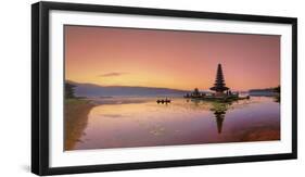 Indonesia, Bali, Bedugul, Pura Ulun Danau Bratan Temple on Lake Bratan-Michele Falzone-Framed Photographic Print