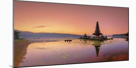 Indonesia, Bali, Bedugul, Pura Ulun Danau Bratan Temple on Lake Bratan-Michele Falzone-Mounted Photographic Print